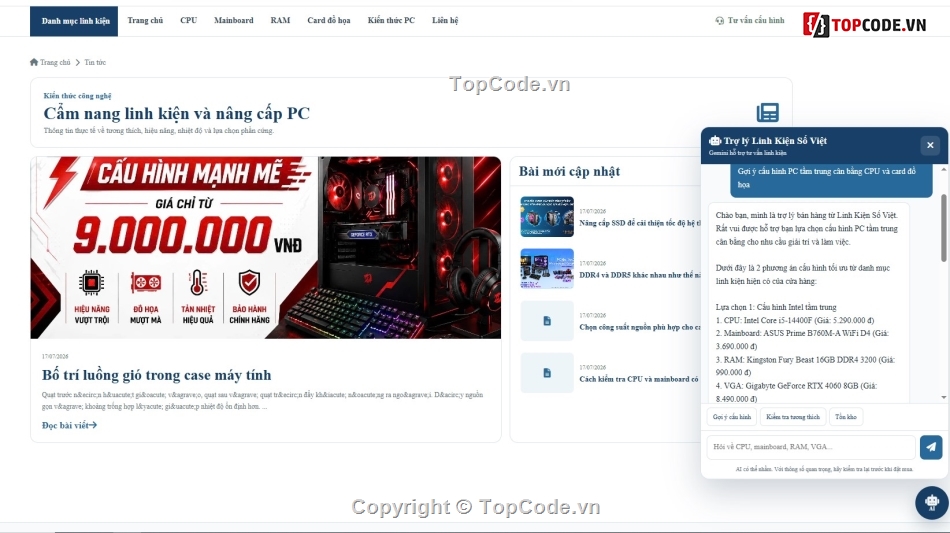 website in áo,Đồ án,website bán máy tính